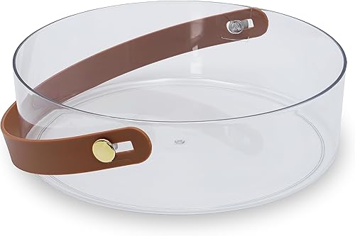 Miniatura 2 de Bandeja dividida para aperitivos con tapa, bandeja para servir con asa, 5 compartimentos, mini cuchara incluida, contenedor de almacenamiento para