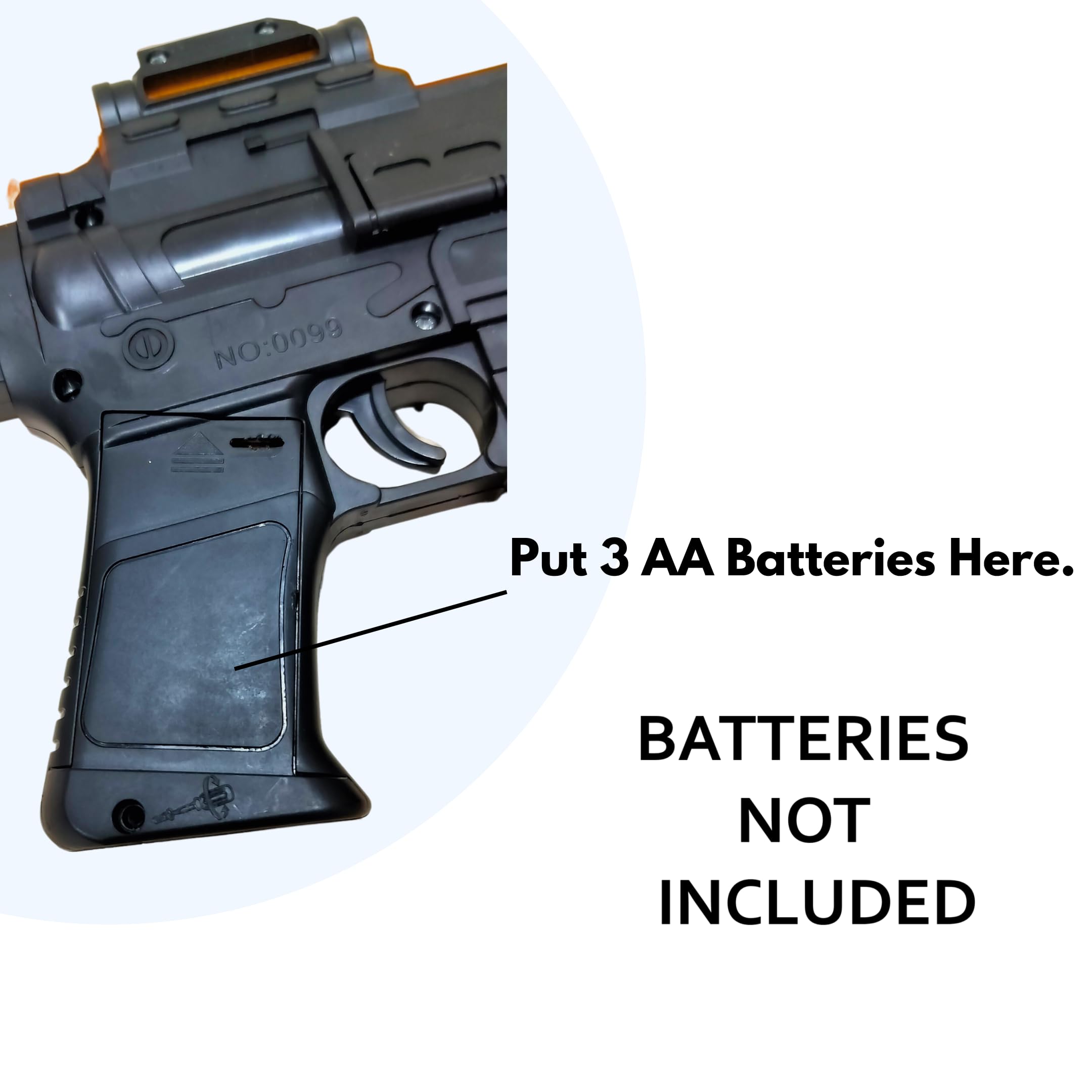 Kart In Box | Gun Toys for Kids | Guns for Boys | Ak 47S Gun | Ak 47S Toy Gun (Lightning & Music,12 INCH) 2