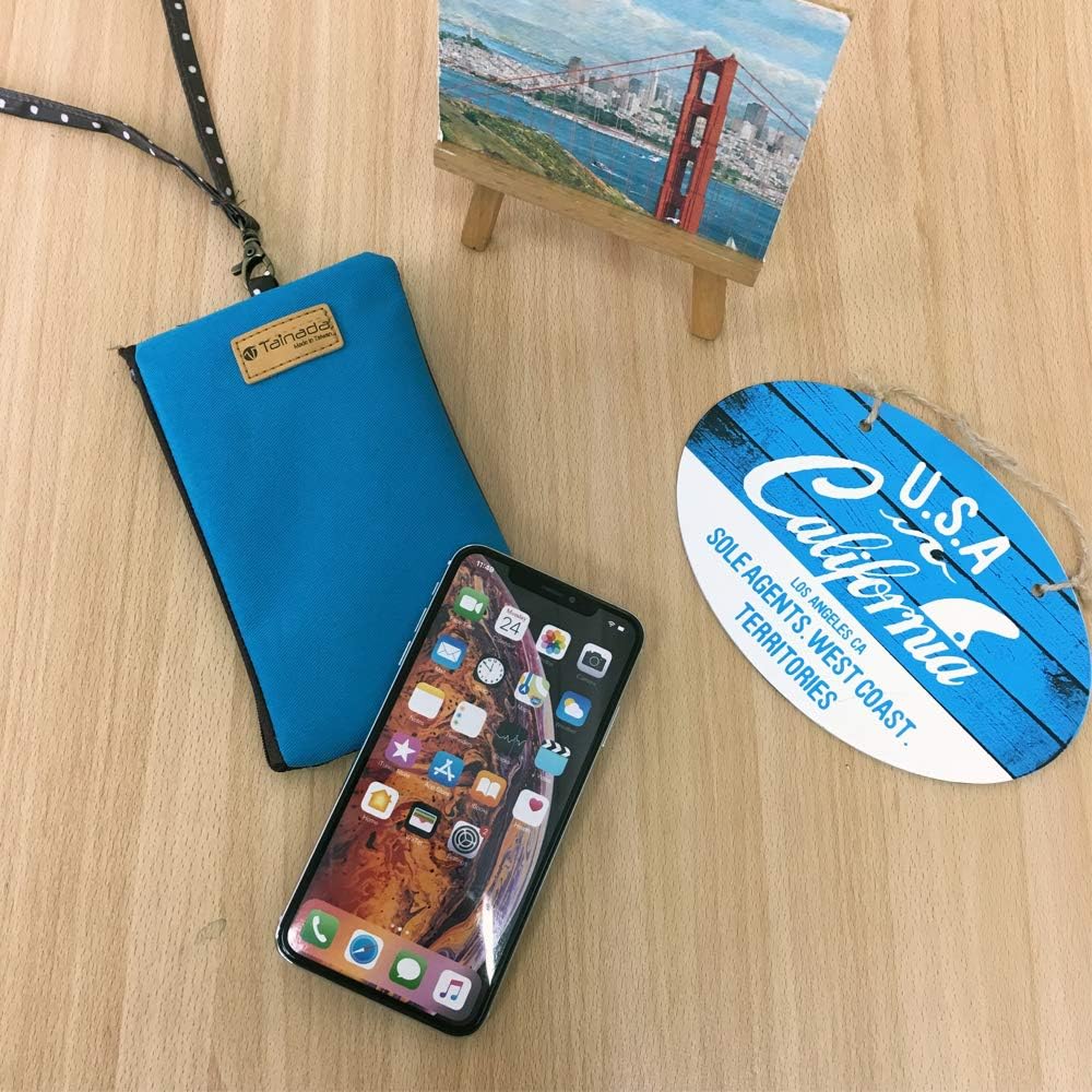 Tainada スマートフォン リストレット 財布 2イン1 ポーチ クリアビューウィンドウ タッチスクリーン&amp;取り外し可能