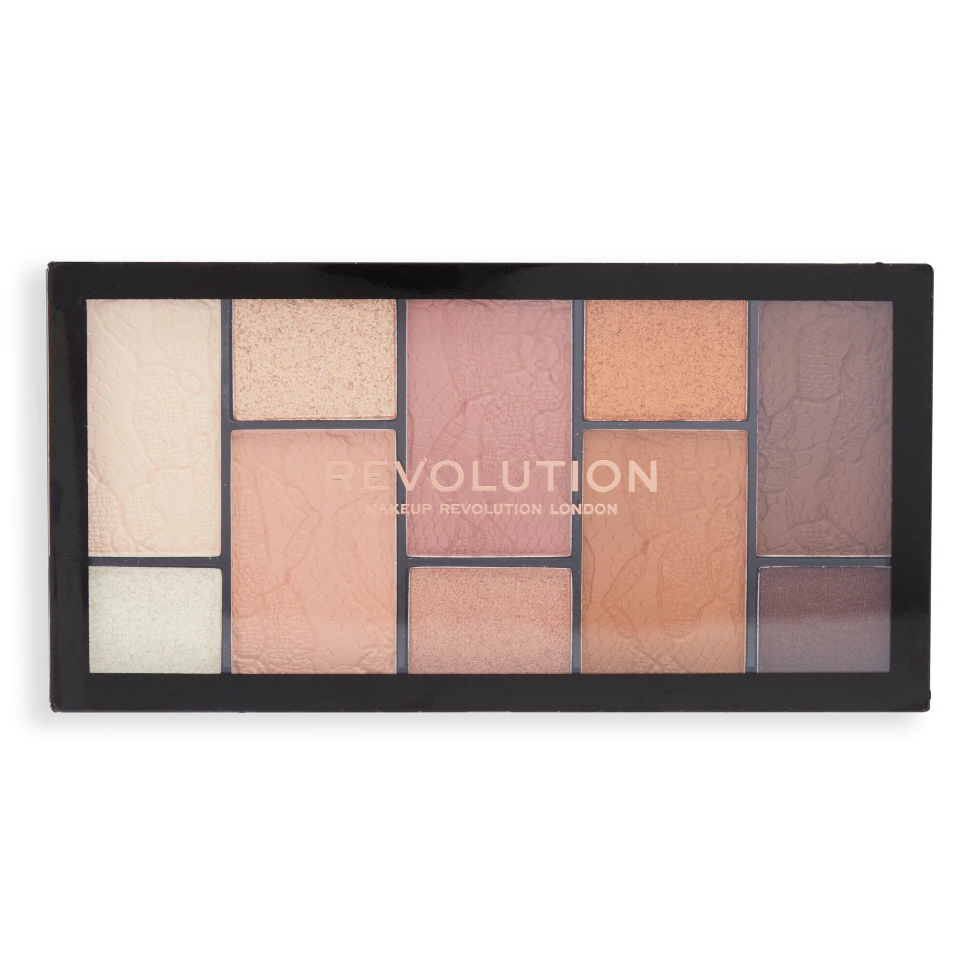 Makeup Revolution, Revolution Reloaded Dimension Shadow Palette, Neutral Charm