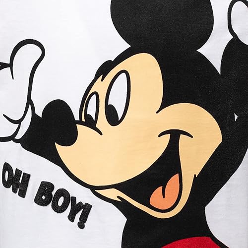 Miniatura 5 de Disney Pixar Cars Mickey Mouse King Toy Story Buzz Lightyear - Conjunto de camiseta gráfica y pantalones cortos de rizo francés