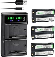 Vista 8 de Kastar Paquete de 1 batería Ei-D-Li1 y cargador USB LTD2 de repuesto para Trimble TSC1 Data Collector 5800 GPS, TSC1 Data Collector R7 GPS, TSC1