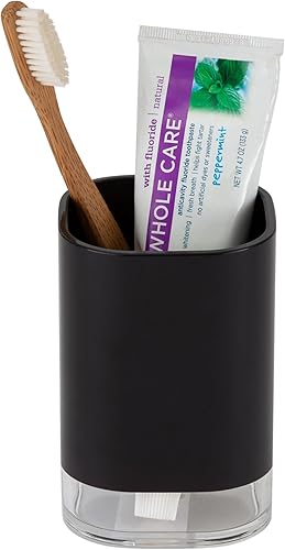 Miniatura 8 de Bath Bliss Juego de baño acrílico de 6 piezas  Cepillo de inodoro  Bote de basura  Bomba de jabón  Jabonera  Vaso  Soporte para cepillos de dientes