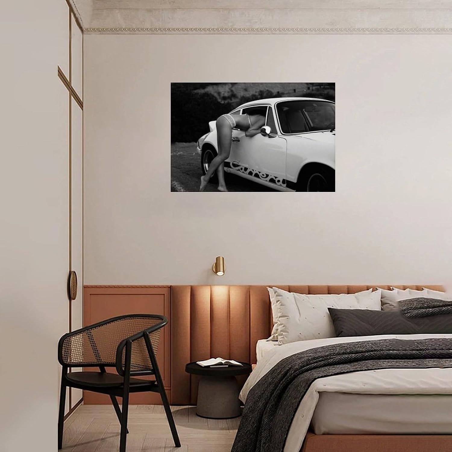Black And White Poster Y2K Vintage Luxury Posters Retro Fashion Prints Funky Canvas Wall Art for Modern Bedroom Dorm Living Room Office Decor Unframe-style 18x12inch(45x30cm) image 3