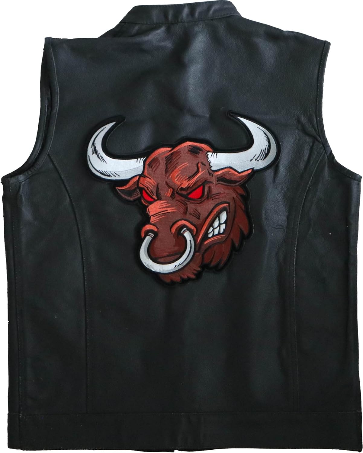 Angry Bull Patch, Large Animal Patches for Jackets (PL7089)