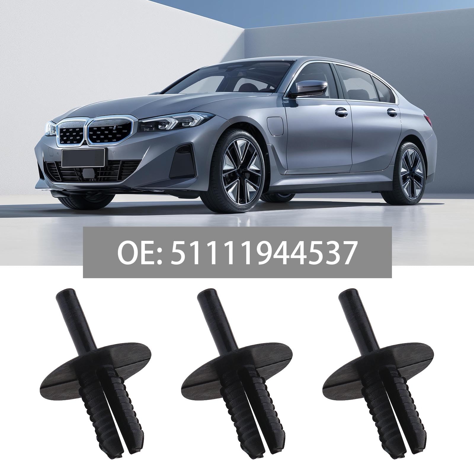 10 Clip Fermaparaurti In Plastica Per BMW E46 E39 E Vauxhall Astra Corsa - Clip Di Ricambio Per Fissaggio Paraurti