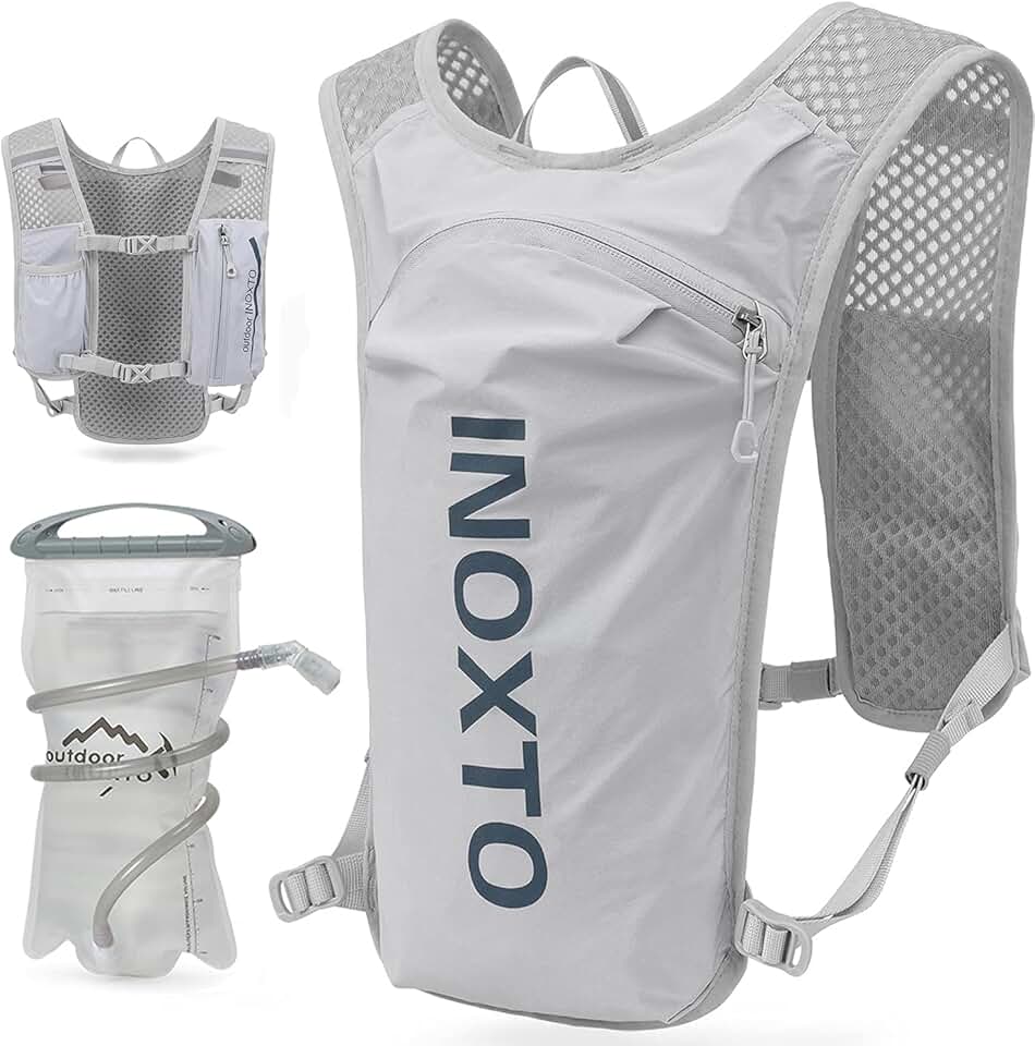INOXTO Running Hydration Vest with 1.5L Water Bladder