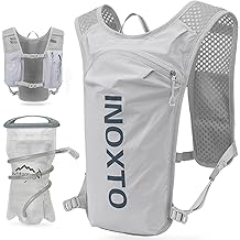 INOXTO Running Hydration Vest Backpack,Lightweight Insulated Pack with 1.5L Water Bladder Bag Daypack for Hiking Trail Running Cycling Race Marathon for Women Men