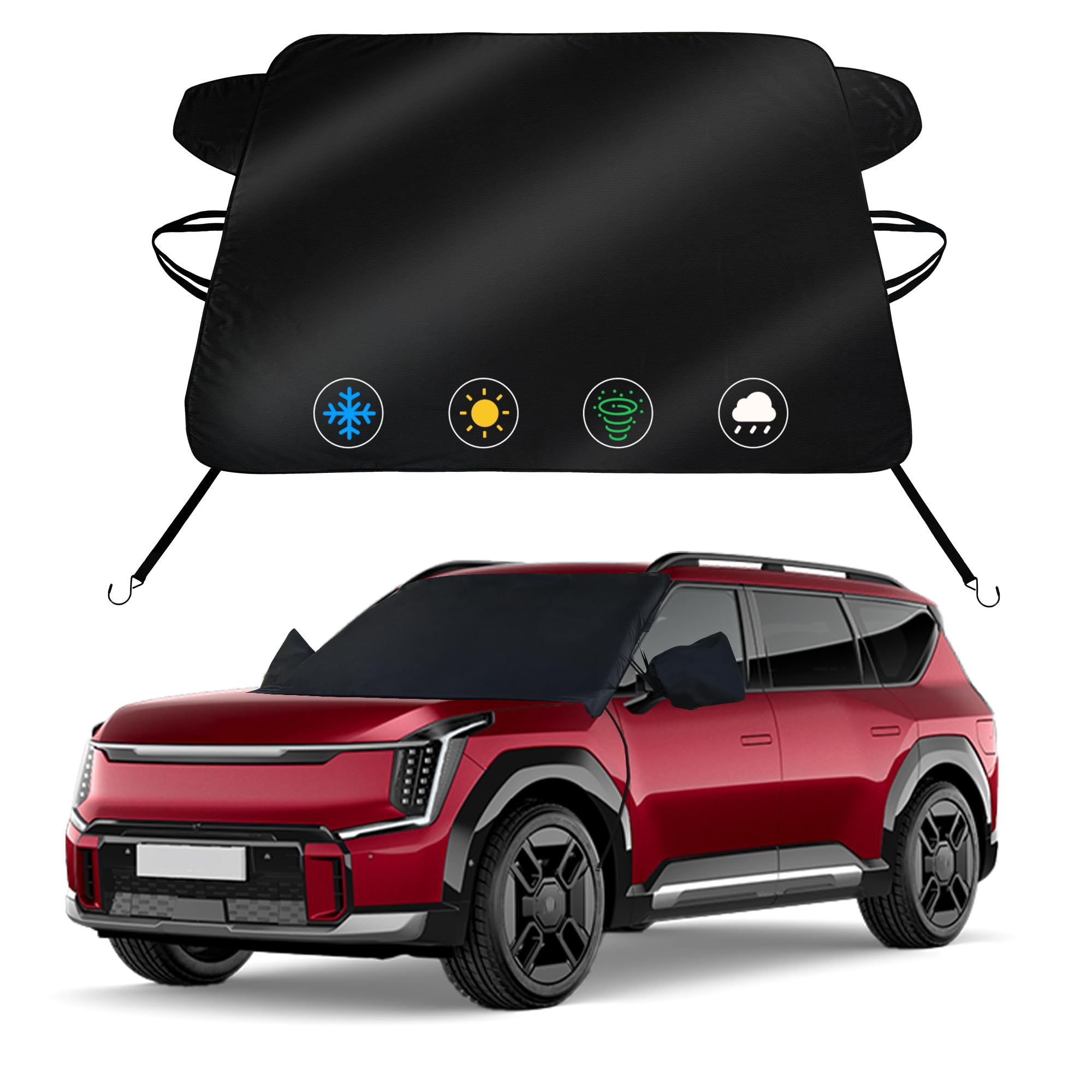 Windshield Cover for Ice &amp; Snow for Kia EV9 2024 2025 2026