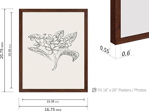 Miniatura 374 de Poster Master Póster de peonías – Estampado de flores retro – Ilustración floral – Ilustración en blanco y negro – Diseño de línea y abstracto –