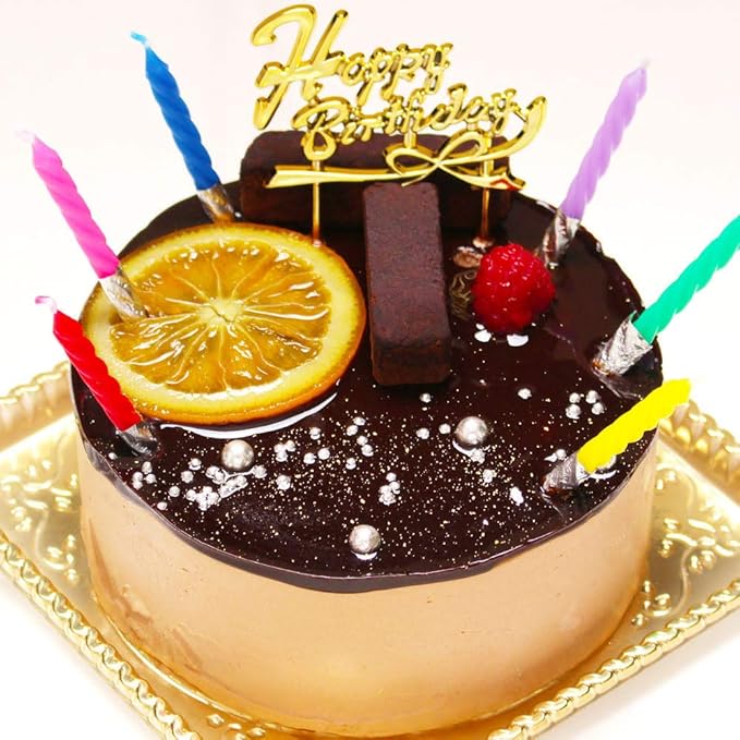 Amazon 誕生日ケーキ バースデーケーキ パティスリー天使のおくりもの 生チョコトルテ 冷凍 解凍8時間 お誕生日ケーキ 4号 3 4人分 キャンドル6本 バースデープレート付 天使のおくりもの ケーキ 洋菓子 通販