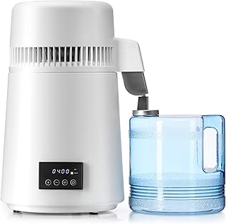 CO-Z Water Distiller 1.1 Gallon, 4L Distilled Water Machine with Timer and Reserve, 750W Distilled Water Maker for Drinking Water Purification, Water Distiller