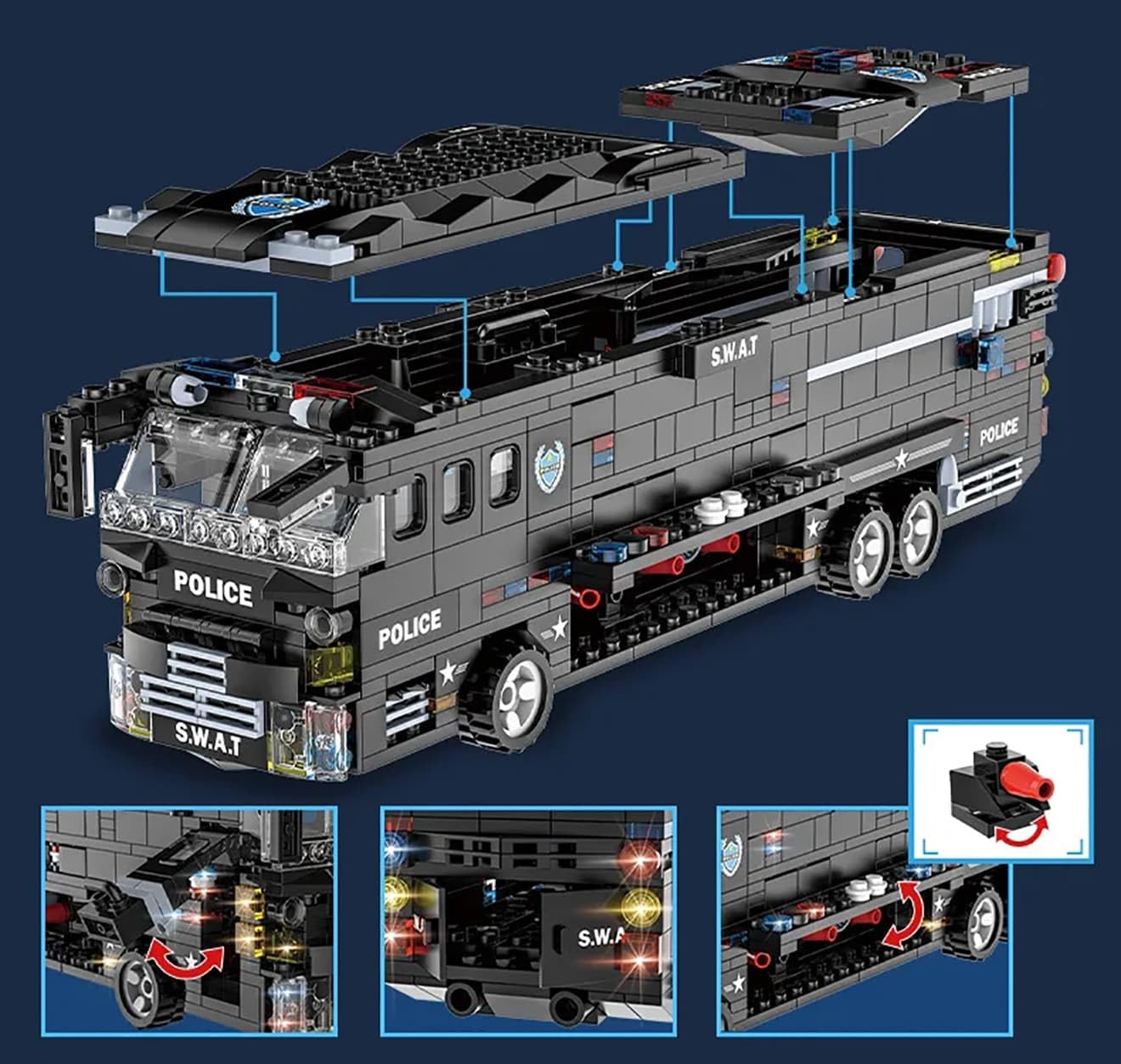 Amazon.co.jp: AFM SWAT シリーズ ストームアクションバトルバス