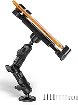 OHLPRO 360° Articulated Arm for Dashboard, Professional iPad Mount for Commercial Vehicles, Machinery and Fleets, Compatible with 5-17 Inches