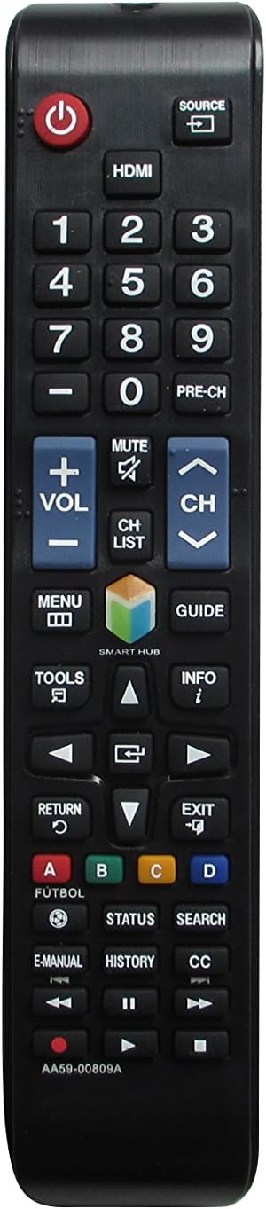 General Replacement Remote Control For Samsung HG40NA578LF HG40NA578LFXZA HG40NA590LFXZA H32B HG39NA578 UN50ES6150F UN40EH5300F UN40EH5300FXZA Plasma LCD LED HDTV TV