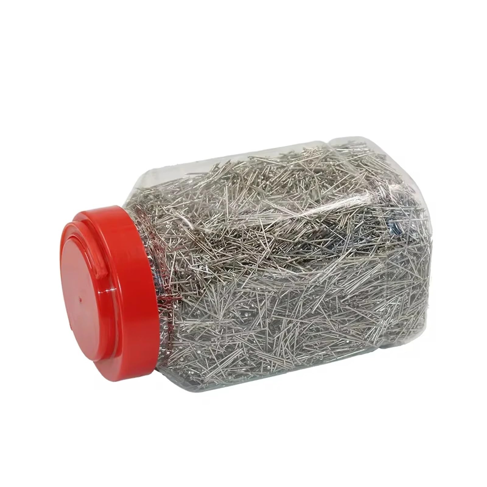 Alfileres de costura de 1 kg/caja de 0,7 mm x 2 cm, acero inoxidable, pin de satén fino para confección de joyas, costura, manualidades, herramienta de costura