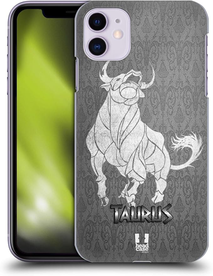 Head Case Designs Taurus Zodiac Signs Hard Back Case Compatible with Apple iPhone 11