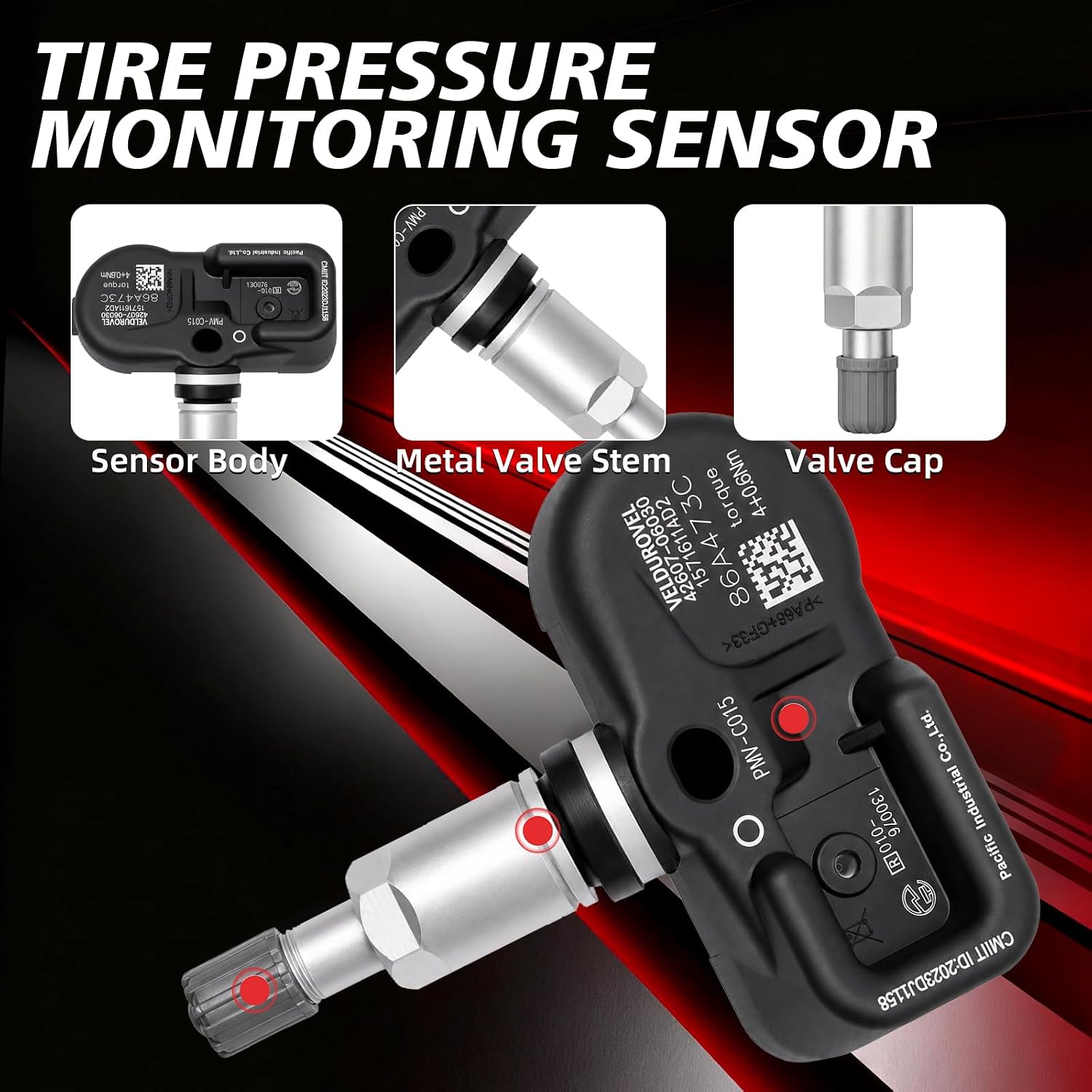 Pre-Programmed 4PCS TPMS Sensor 315MHz Replace 4260706030