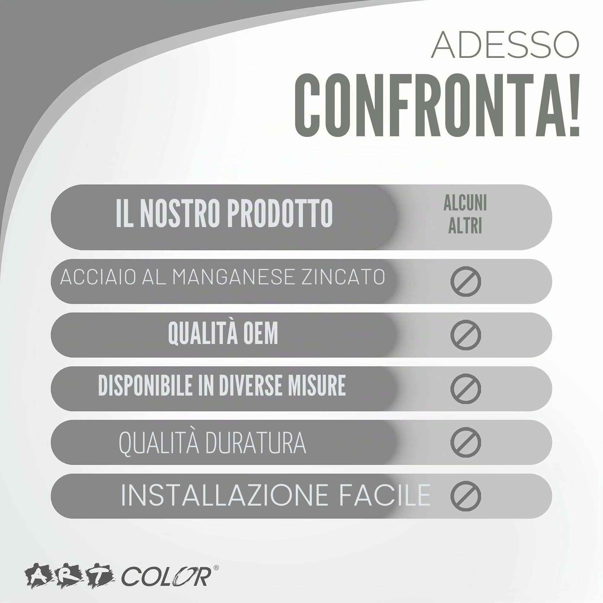 Molle di trazione per porta di garage in coppia (2 pezzi) universale - disponibile in 9 diverse dimensioni - molle per porta di garage zincate in acciaio al manganese - (480x50x6mm / forza di trazione