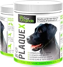 Paw Originals Plaque X 100% Natural Plaque Off & Tartar Remover For Dogs & Cats | Breath Freshener For Dogs, Cats & Pets | 320G | No Toothbrush & Supports Gum & Teeth Health