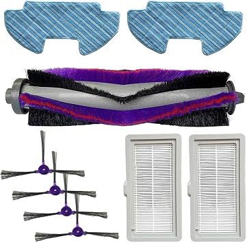 Main Side Brush Filters Mop Cloth Kit Compatible for Samsung Powerbot-E VR05R5050WK Robot Vacuum Cleaner Accessories Household Tools Spare