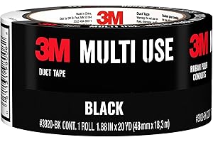3M Waterproof Black Multi-Use Duct Tape for Indoor and Outdoor Use