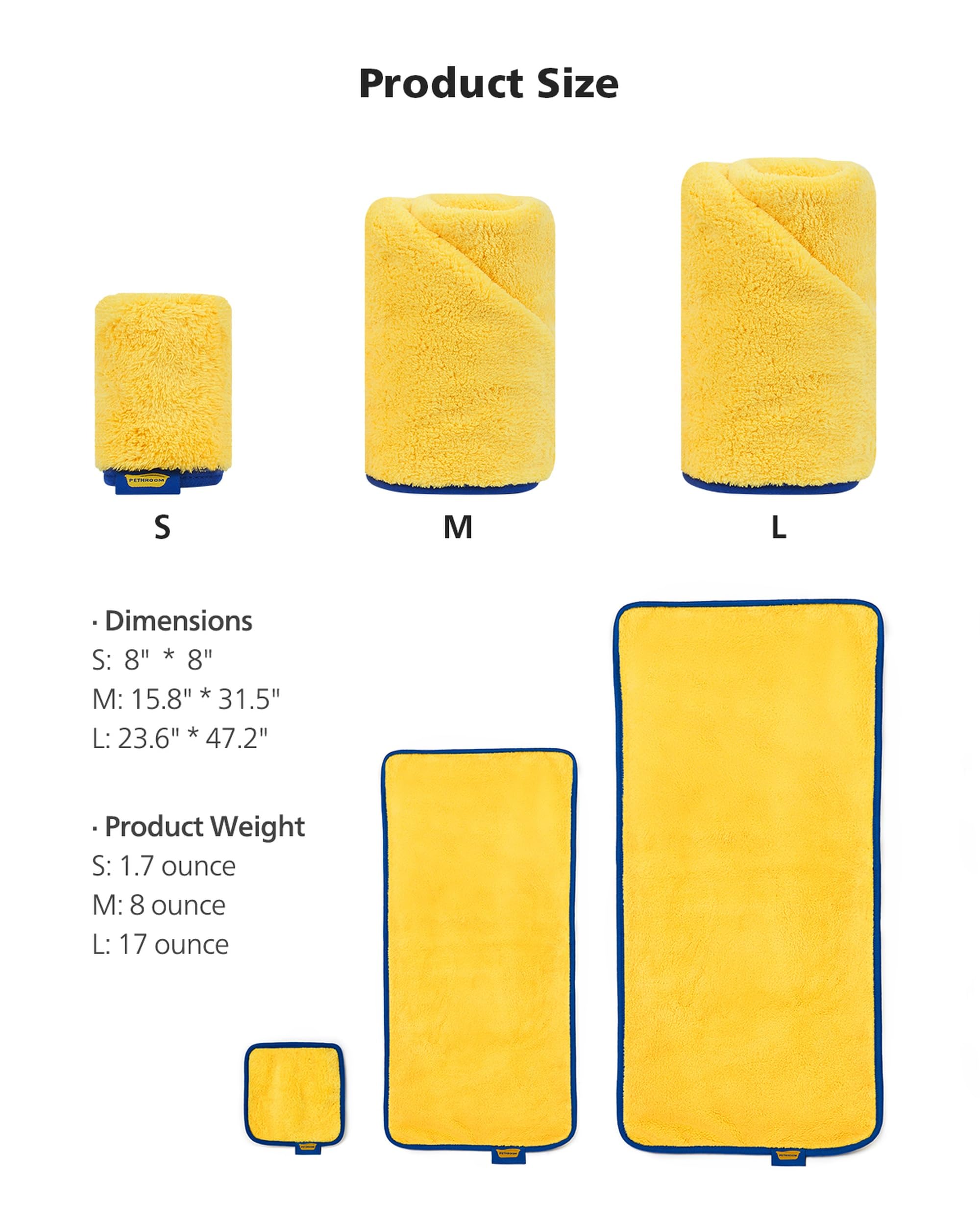 PETHROOM Pet Towel - Ultra Absorbent & Quick-Drying -9 PETHROOM Pet Towel - Ultra Absorbent & Quick-Drying -9