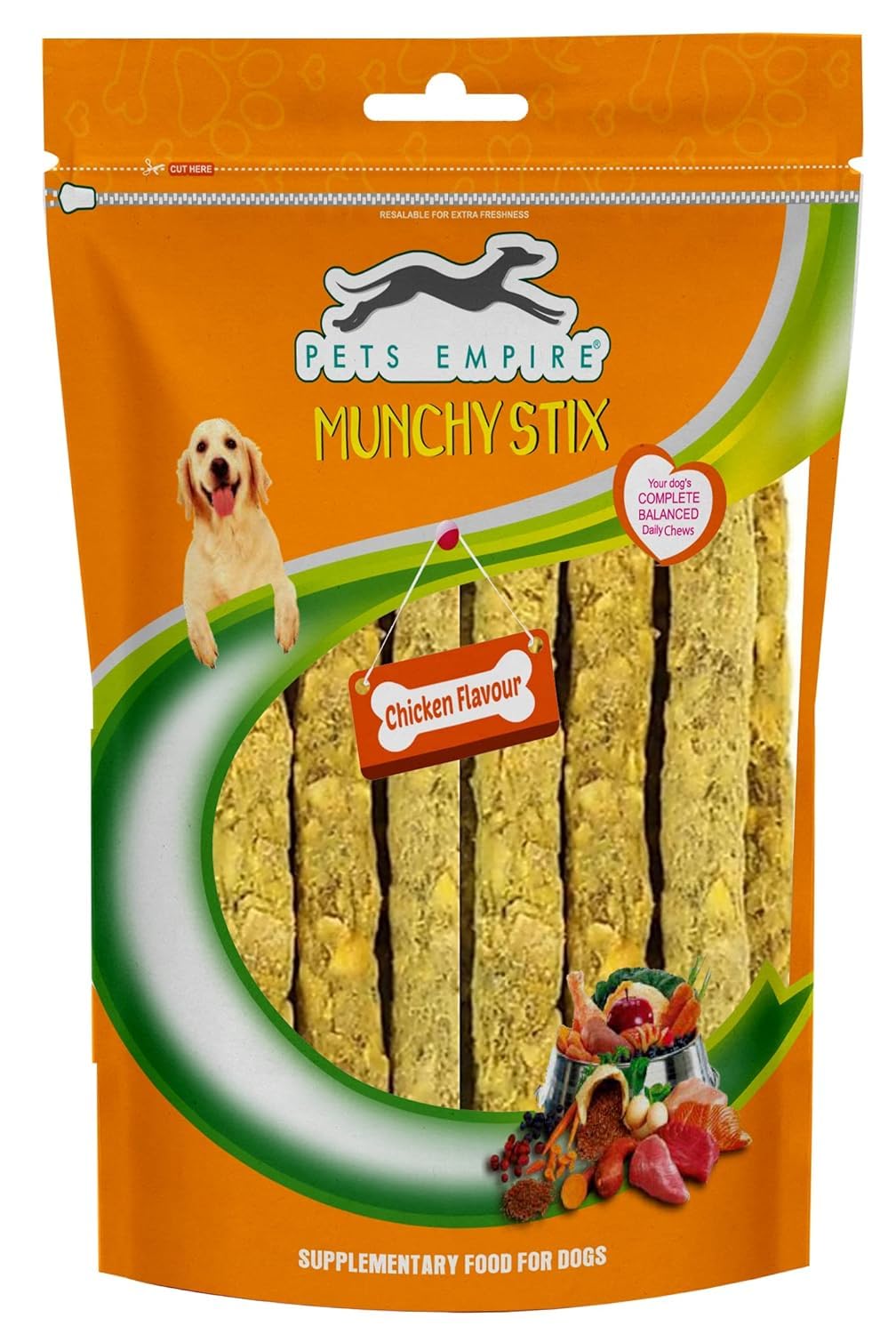 Royale Dog Munchy Sticks, Chicken Flavour, Dog Treats, 500 g (Buy 1 Get 1 Free) (B08LL99TDN) Amazon Price History, Amazon Price Tracker