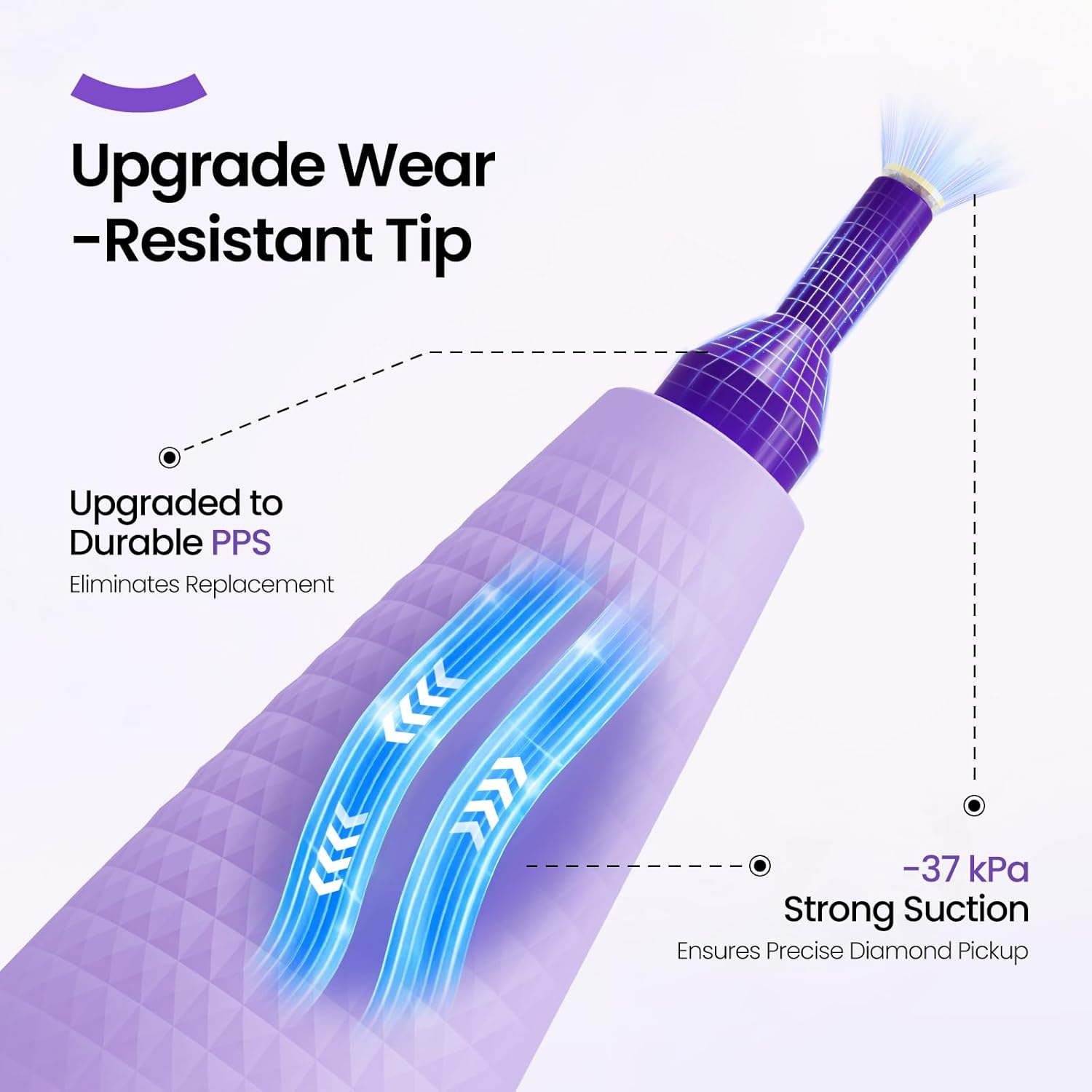 ARTDOT Wireless Vacuum Pen for Diamond Art Kit for Adults, Long-Lasting Electric Pen for Diamond Painting Accessories and Tools