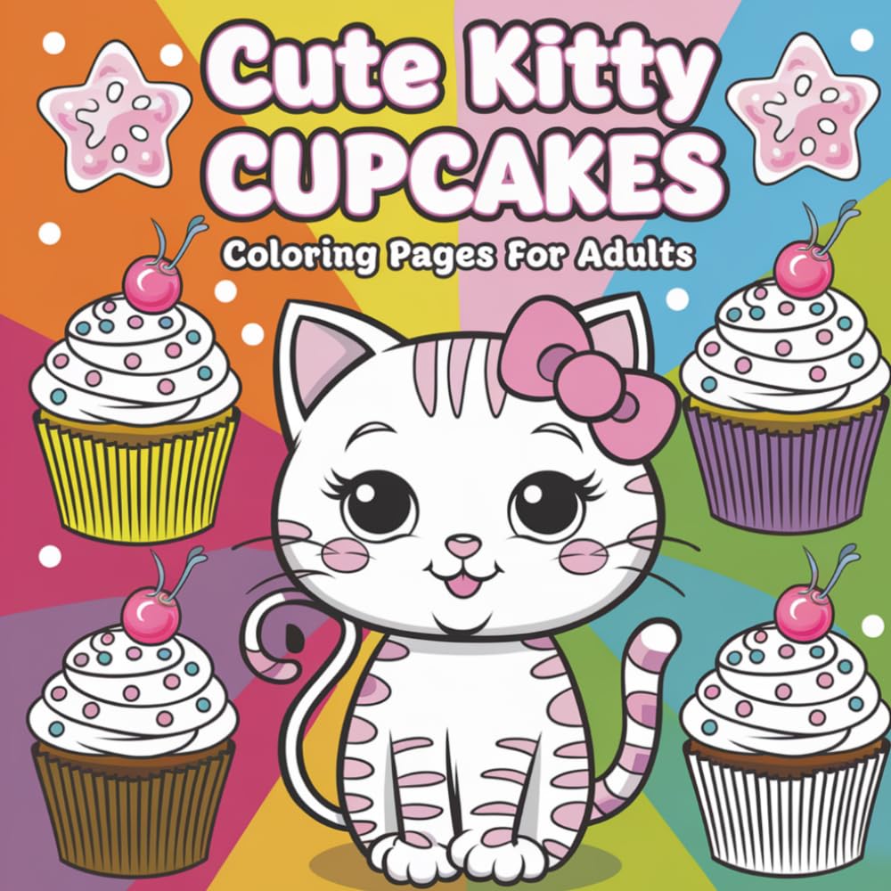 Cute Kitty: Bold and Easy Adorable Felines and Sweet Pets for Mindfulness, Creative Expression, Stress Relief, Artistic Journey, Fun Activities, ... and Whimsical Designs Coloring Book For Kids