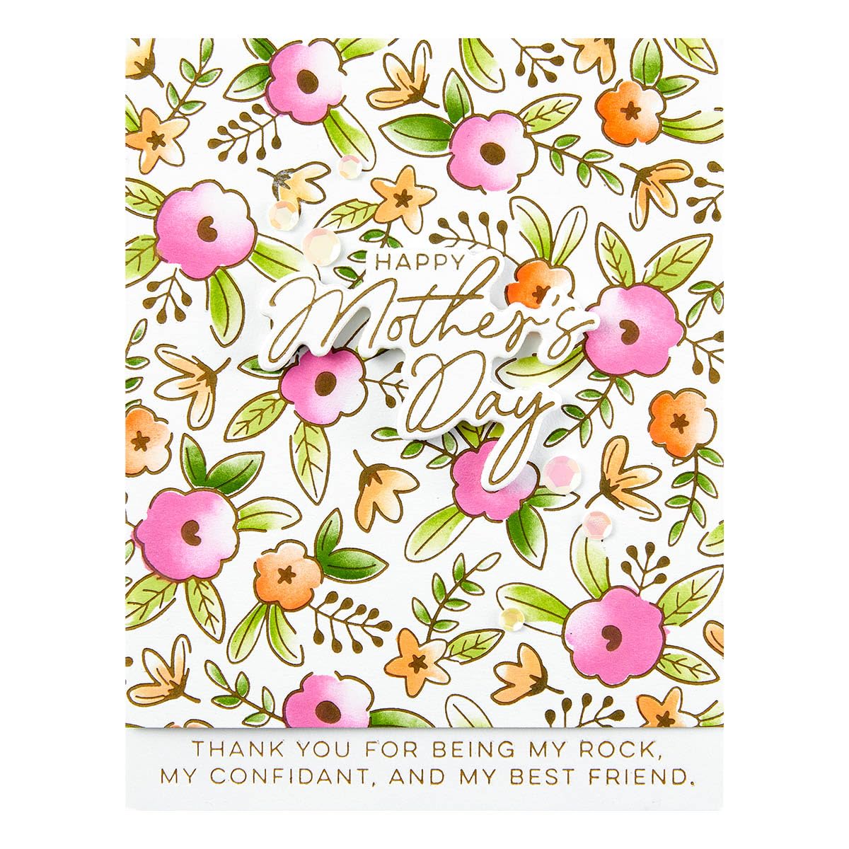 Let's Celebrate Sentiments Press Plate & Die Set from the Let's Celebrate Collection by Yana Smakula, Metal, ONE - Image 4