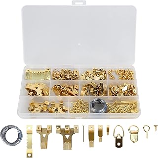 Picture Hanging kit 203 Pcs Picture Hooks Photo Frame Hanging Hardware Picture Hooks, Picture Hanging Hooks, Photo Hanging kit Picture Frame Hangers for Wall Mounting