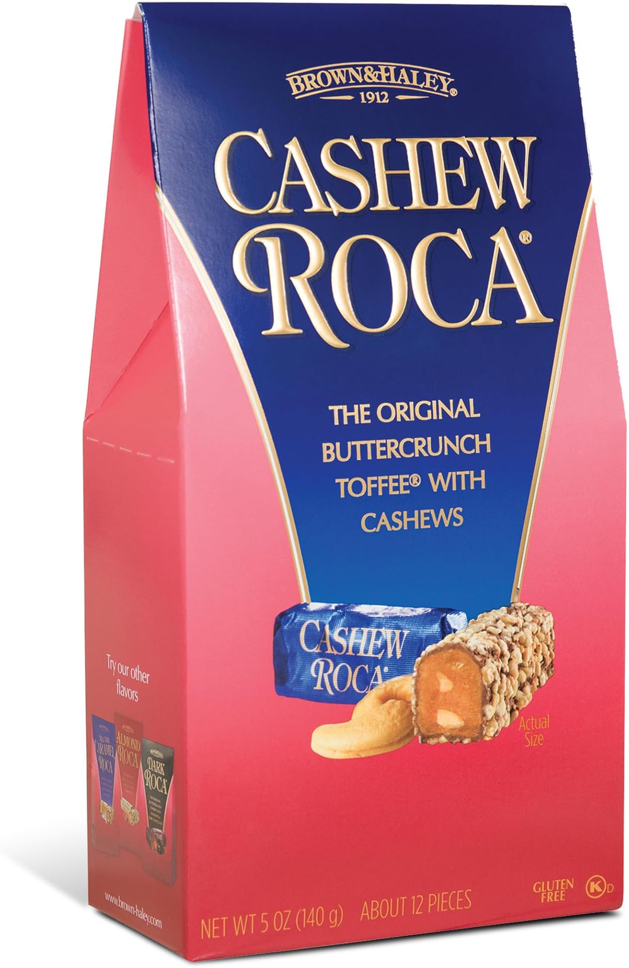 BROWN & HALEY CASHEW ROCA GABLE BOX 140G