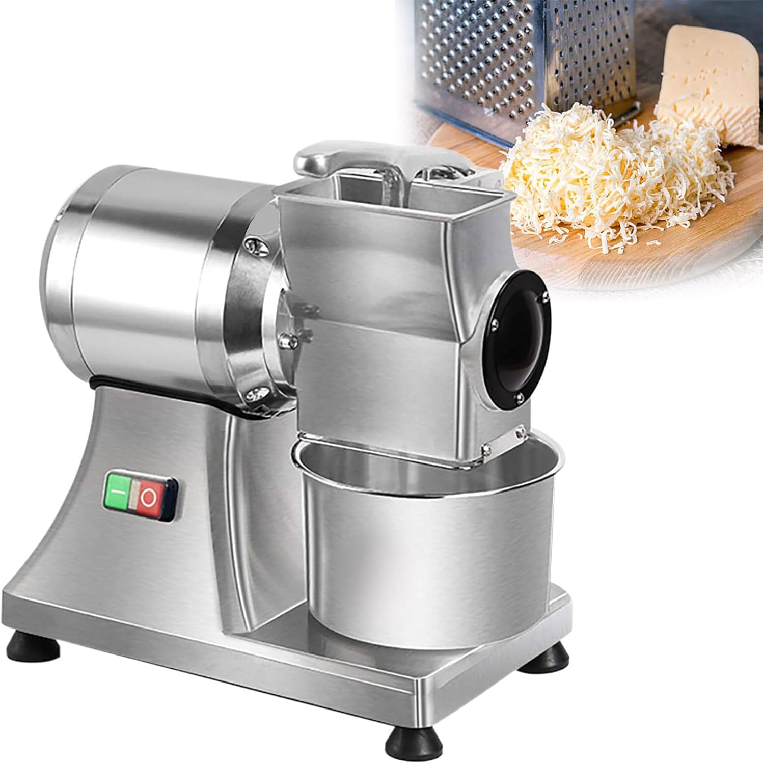 Electric Cheese Grater for Block Cheese Shredder, Commercial Cheese Grater Diner, Heavy Duty Food Shredder, Electric Cheese Graters Machine