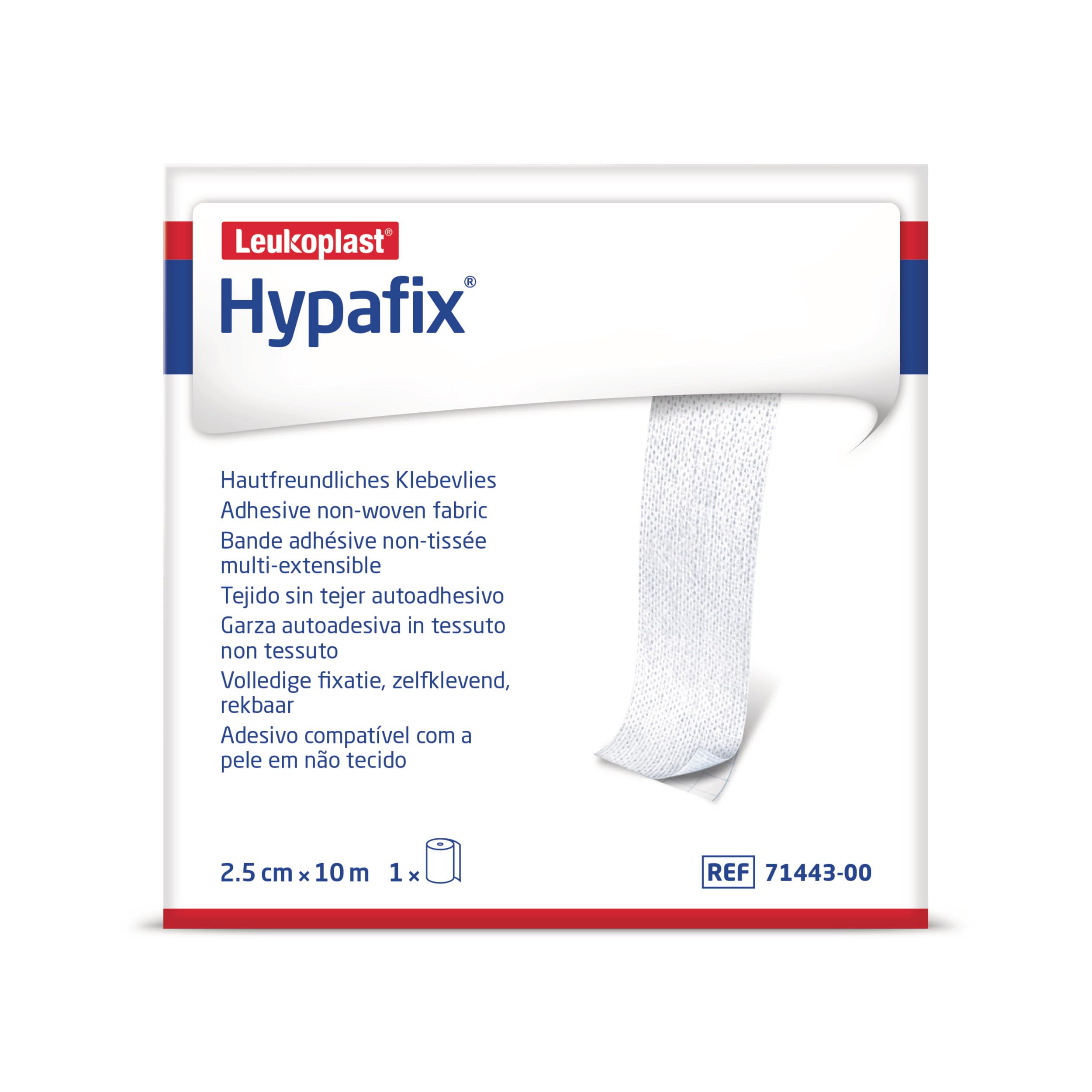 Hypafix Wide-​Area Fixation, 2.5 cm x 10 m, 1 Roll