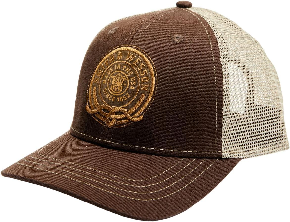 Officially Licensed Men's Trucker Hat, Adjustable Snapback, 6-Panel Mesh Baseball Cap, One Size Fits Most