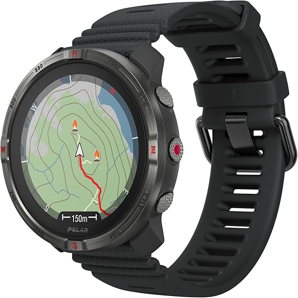 Polar Grit X2 Multisport-GPS-Outdoor-Uhr – AMOLED-Display, Offline-Karten, Dual-Frequenz-GPS, EKG am Handgelenk, Elixir-Biosensorik, TrainingPeaks, SpO2, bis zu 7 Tage Akkulaufzeit