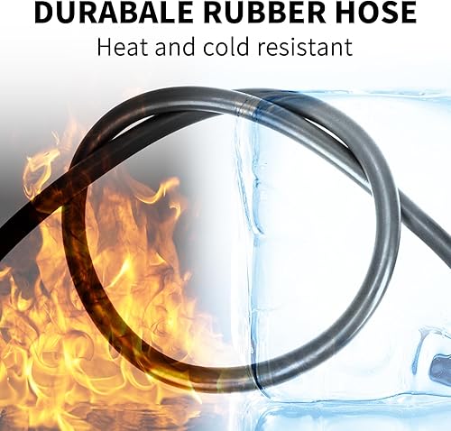 Miniatura 7 de Bomba de bicicleta, alta presión, bomba de neumático de bicicleta de piso con dispositivo de impulso compatible con válvula Presta y Schrader, para