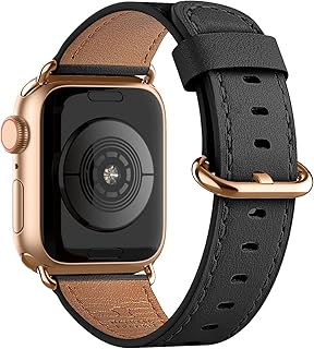 【Knossen】コンパチブル Apple Watch バンド レザー 40mm 41mm 38mm 44mm 45mm 46mm 49mm 42mm アップルウォッチ バンド レザー for Ultra SE Series 11/10/9/8/7/6/5/4/3/2/1 エレガント革 男女兼用 軽量 柔軟 快適 apple watch ベルトフォーマル カジュアル