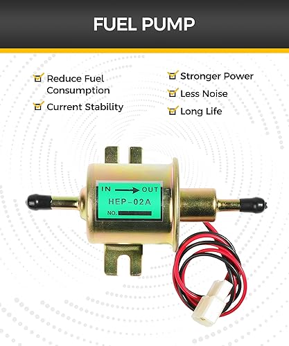 Miniatura 5 de Bomba de combustible, bomba de combustible eléctrica, bomba de combustible en línea de accesorios de automóvil, bomba de combustible universal de 12