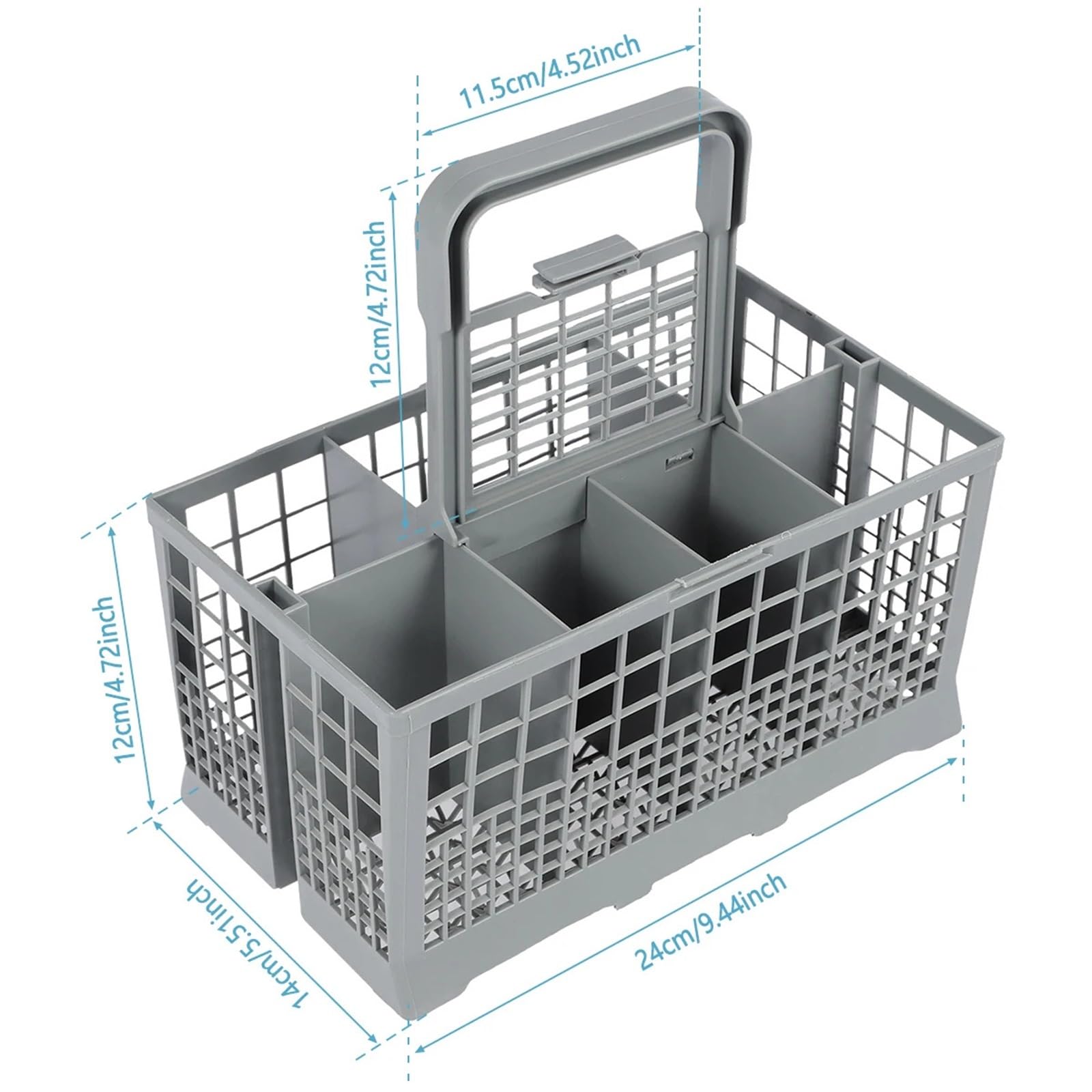 Cesta de cubiertos para lavavajillas con Bauknecht y cubiertos Sto Nizer Sil, accesorio para lavavajillas, 1 unidad