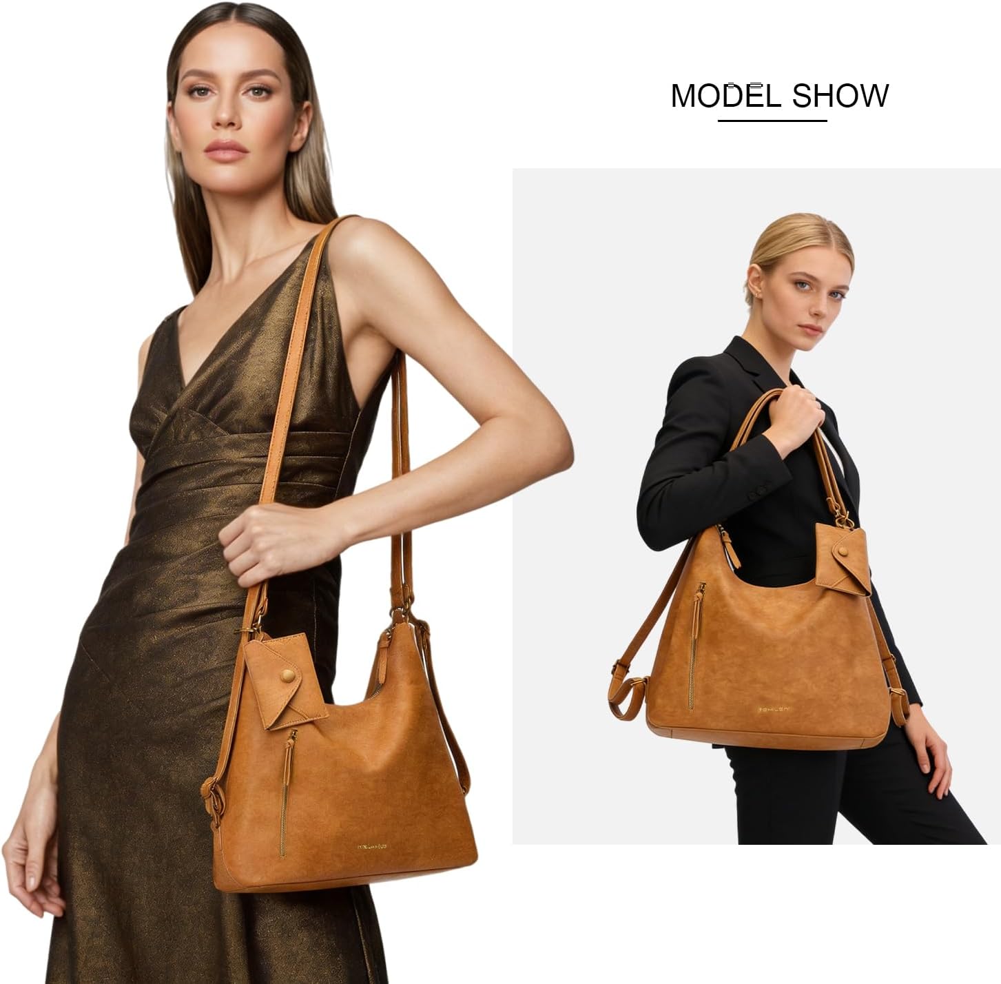 Women Hobo Bag Faux Leather Tote Handbags Purses Fashion Crossbody Bag Shoulder Hobo Bags
