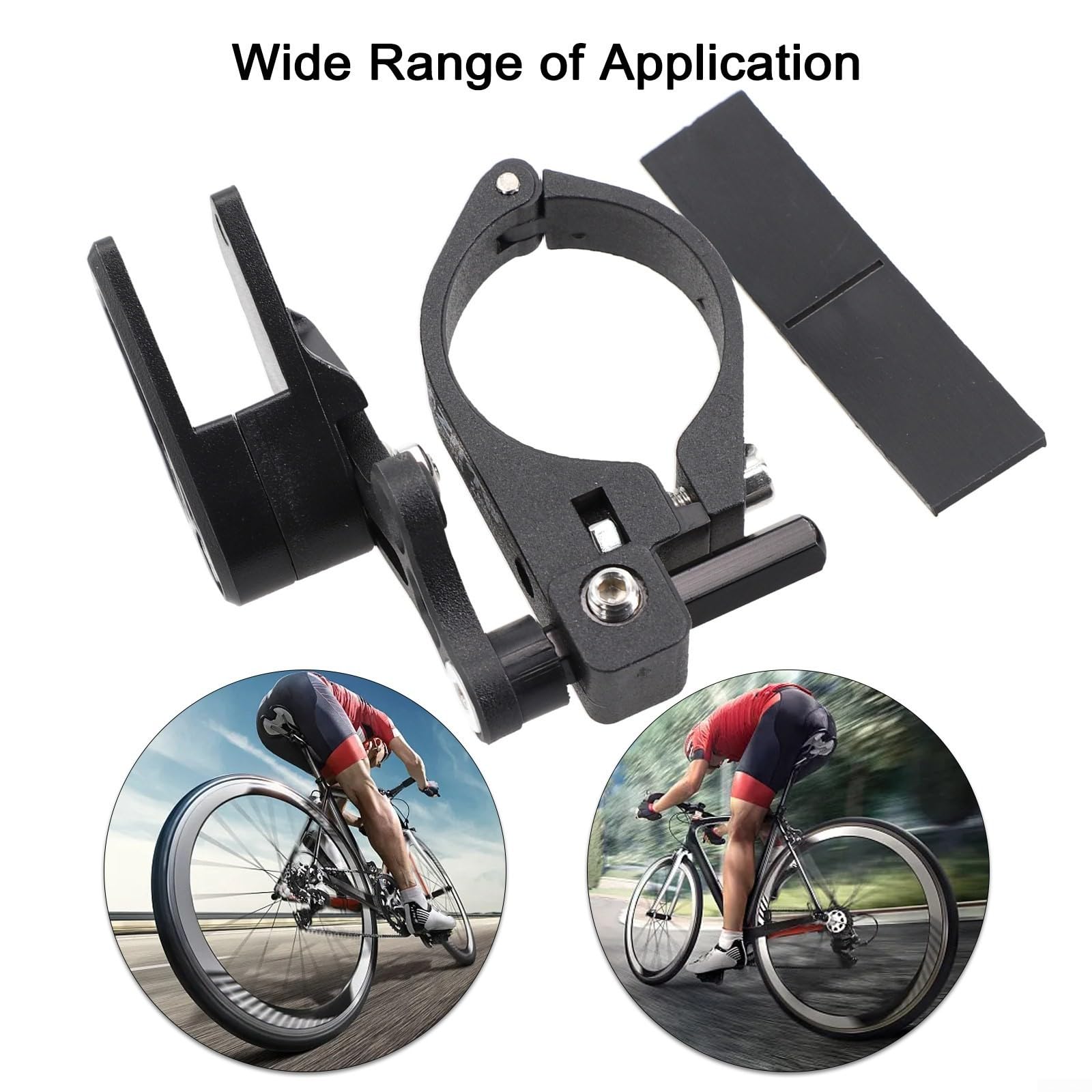 Guida per catena a velocità singola per mountain bike, protezione per tubo sella in nylon per prevenire la caduta della catena, protezione telaio nero per MTB ciclismo, facile installazione con