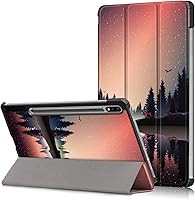 Vista 10 de Funda inteligente con función de apagado y encendido automático para Samsung Galaxy Tab S8 Plus 2022/S7 FE 2021/S7 Plus 2020 12.4 pulgadas, no toque