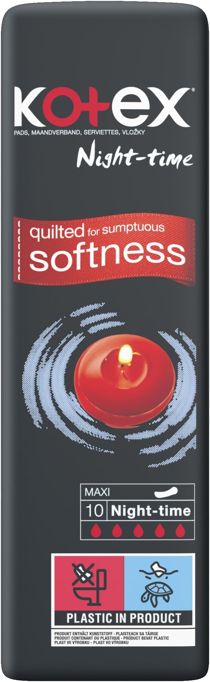 Maxi Night Time Sanitary Towels 4x10 Pack