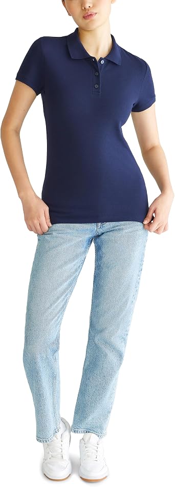AEROPOSTALE Women's Aero Uniform Polo Short Sleeve