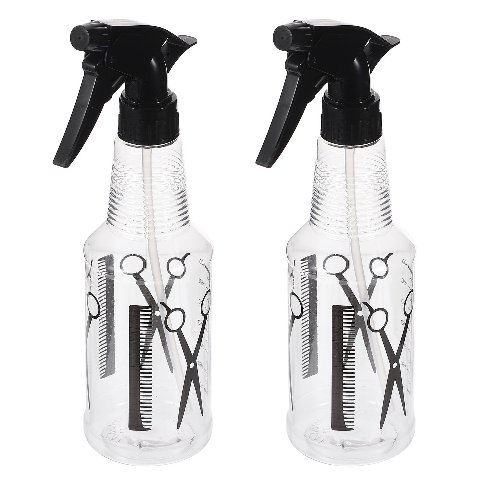 Vaporisateur en plastique lot de 2 flacons pour coiffage et soin des plantes
