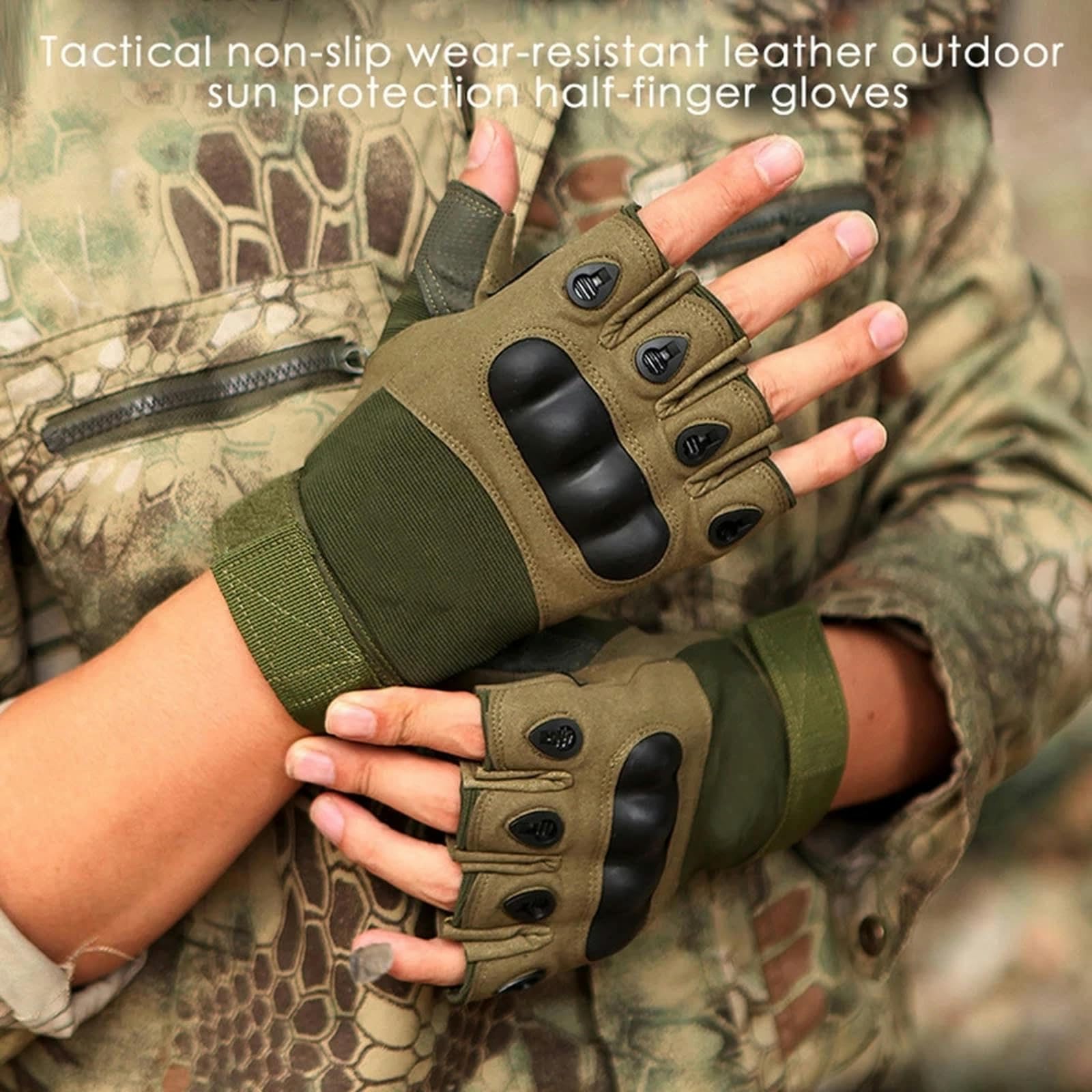 Mezza dito Ciclismo Outdoor Tactical Uomini Guanti Donne Sport Tiro Accessori
