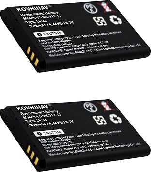 2 Pack Updated ATB-1100-SY3450 3.6v Battery for Remote 41-500012-13
