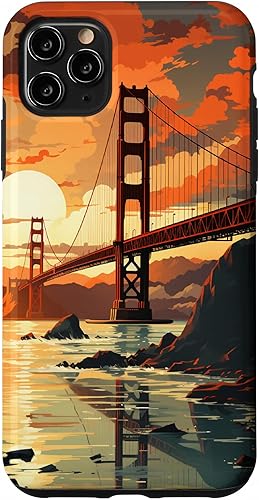 Funda para iPhone 11 Pro Max Retro San Francisco